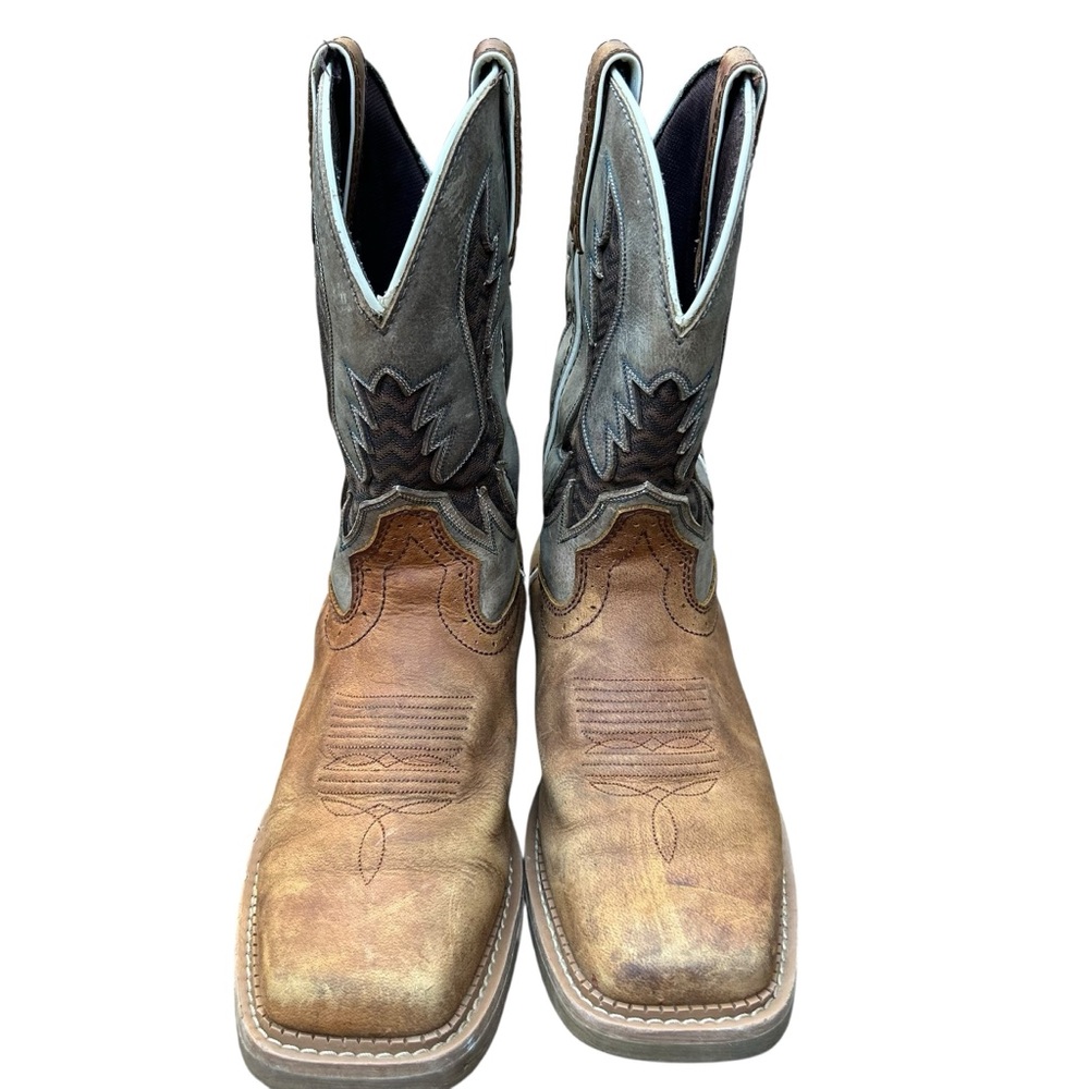 👢 Justin Work Boots SE4110 Men’s 9EE Brown & Blue 👢 - Picture 3 of 6